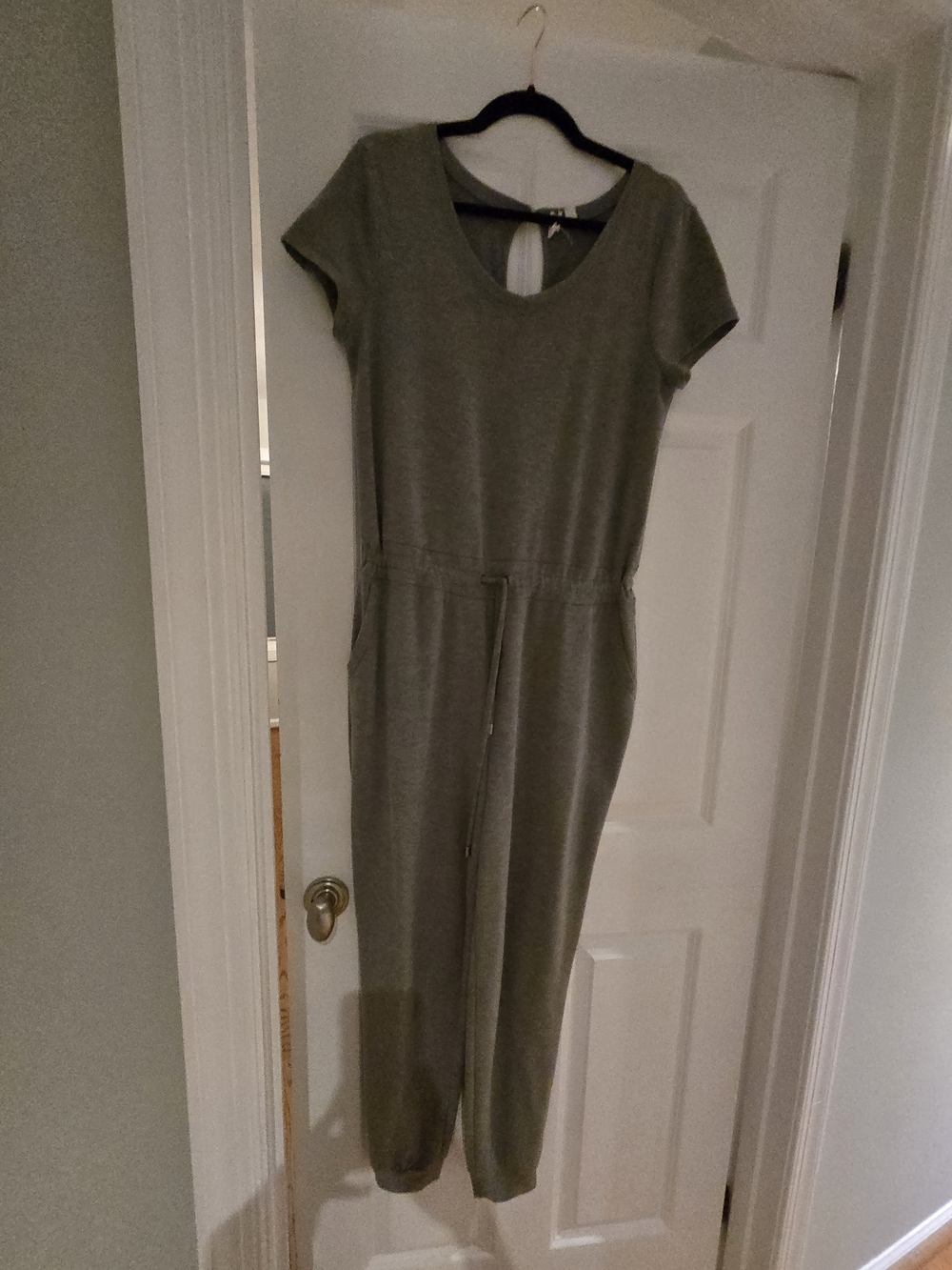 Cable & Gauge Grey Jumpsuit With Side Pockets
